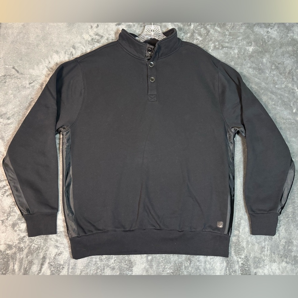 NWOT Fundamental Coast Mens Quarter Zip Button Up Collared Pullover Men’s XXL